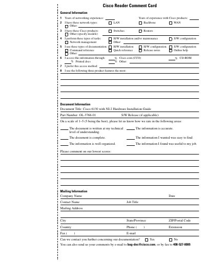  file of entire Cisco 6130 with NI-2 Hardware Installation Guide [Cisco 6100 Series IP DSL Switches] Manual - cover page