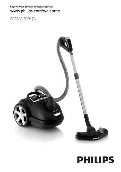 Philips FC9160-FC9176 Vacuum Cleaner User Manual - cover page