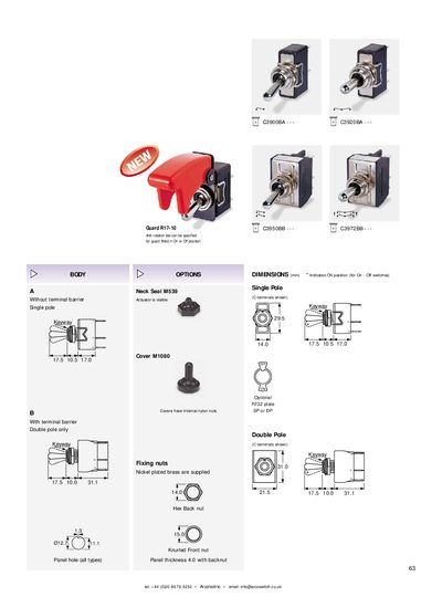 Arcolectric Guard R17-10 Anti-rotation Tab Handbook - cover page