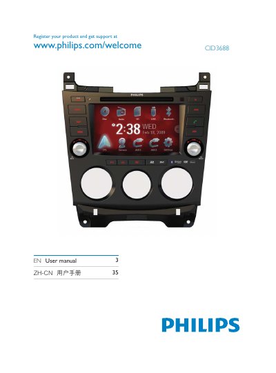Philips CID3688 User Manual - cover page