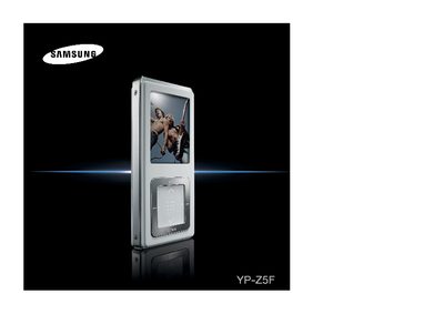 Samsung YP-Z5F User Manual - cover page