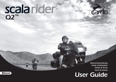Cardo scala rider Q2 User Guide - cover page