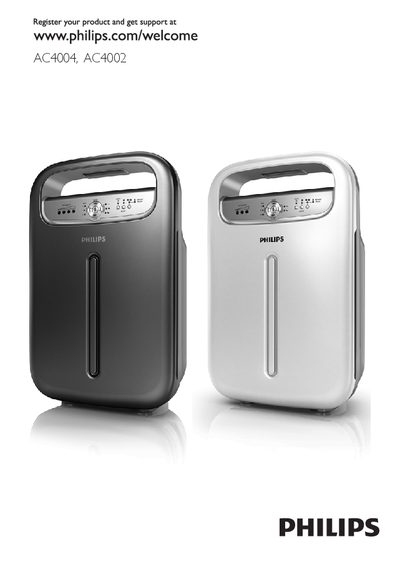 Philips AC4004/AC4002 Air Purifier User Manual