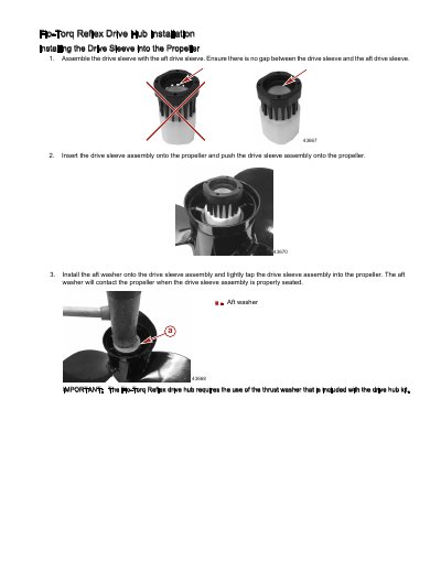 Flo-Torg Reflex Drive Hub Installation Guide - cover page
