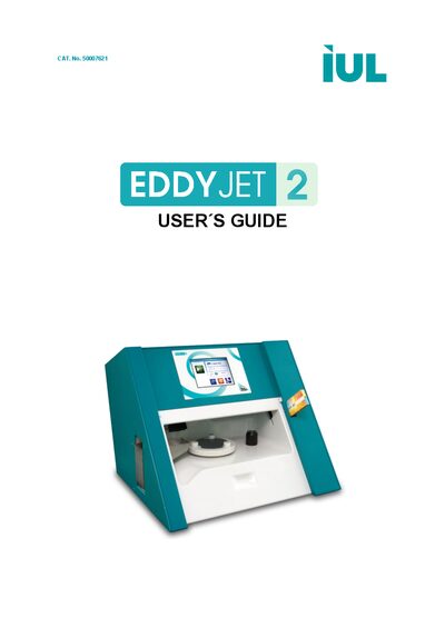 IUL Eddy Jet 2 Spiral Plater User’s Guide - cover page