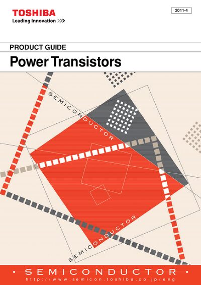 Toshiba 2011-4 Power Transistors Product Guide - cover page