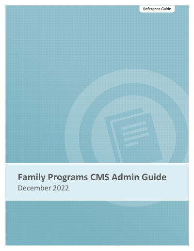 DoD FP-CMS Admin Guide