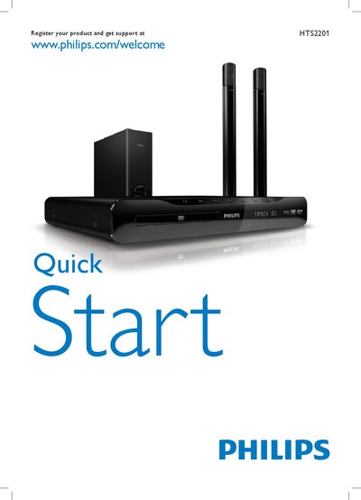Philips HTS2201 User Manual - cover page