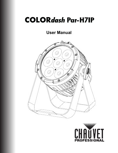 Chauvet Par-H7 IP User Manual
