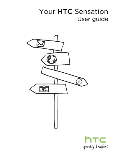 HTC Sensation User Guide - cover page