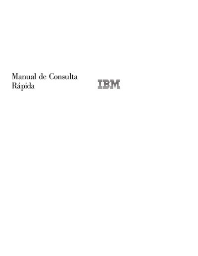 IBM 22P3137 Quick Reference Guide - cover page
