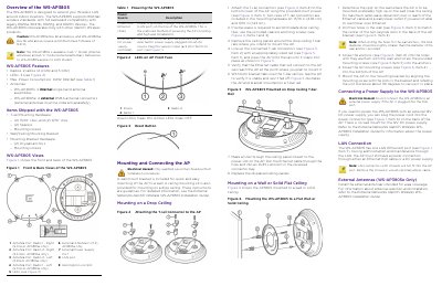 Extreme Networks WS-AP3805 Wireless Access Point User Manual - cover page