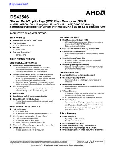 AMD DS42546 Manual - cover page