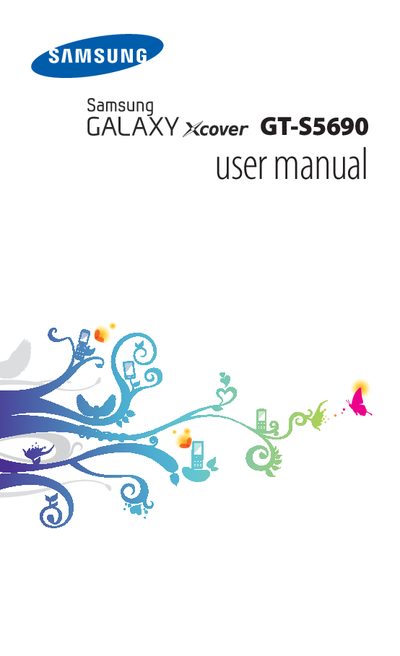 Samsung GT‑S5690 Mobile Phone User Manual - cover page