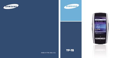 Samsung YP-T8 User Manual - cover page