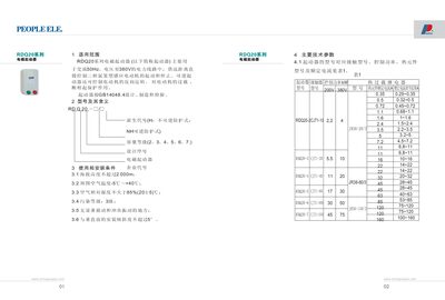RDQ20 Series Electromagnetic Starter Manual - cover page