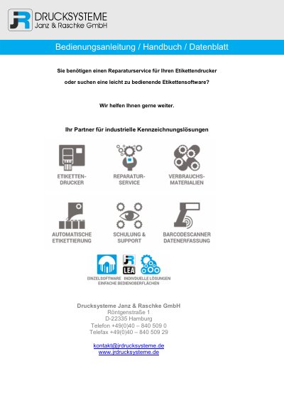 Datalogic Gryphon I GD44XX Quick Reference Guide