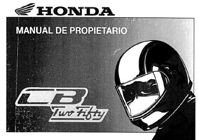 Honda CB250 Owner's Manual - cover page