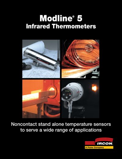 IRCON Modline 5 Infrared Thermometers Product Leaflet - cover page
