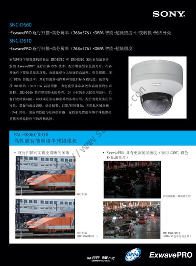 Sony SNC-DS60 / SNC-DS10 Camcorder User Manual - cover page