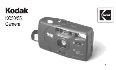 Kodak KC50/55 Camera User Manual - cover page