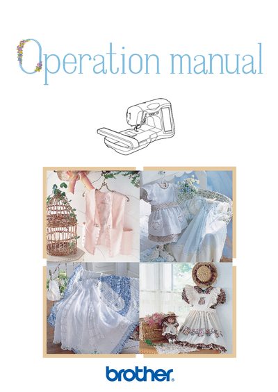 Brother XC3200 Computerized Sewing Machine Operation Manual - cover page