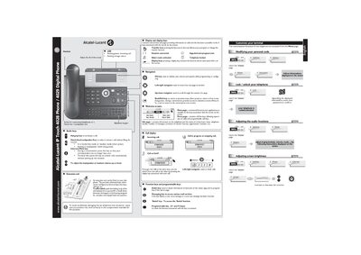 Alcatel-Lucent IP Touch 4028 Phone / 4029 Digital Phone User Manual