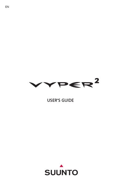 Suunto Vyper2 Dive Computer User Manual - cover page