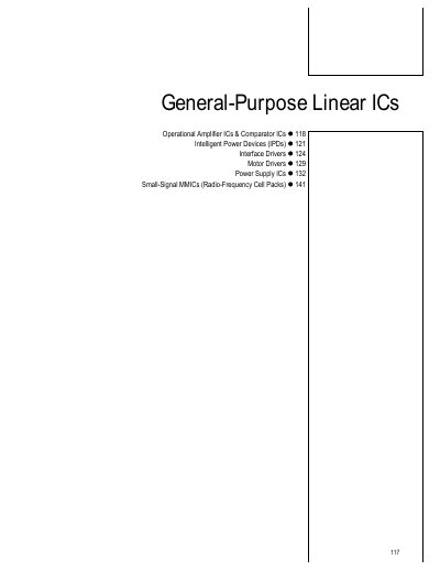 Toshiba General-Purpose Linear ICs Datasheet - cover page