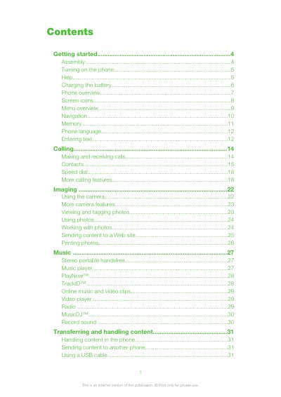 Sony Ericsson F100i User Manual - cover page