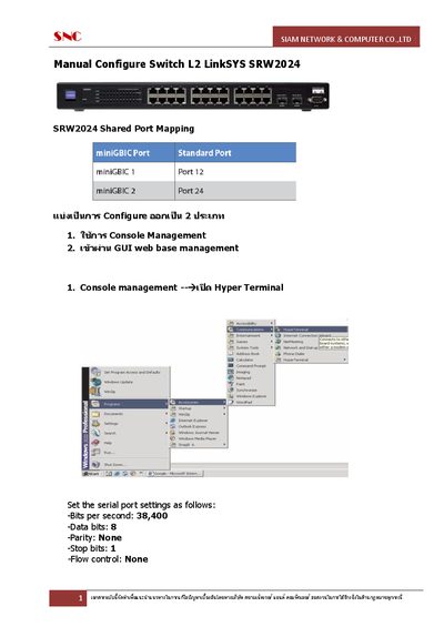 Linksys SRW2024 User Manual - cover page