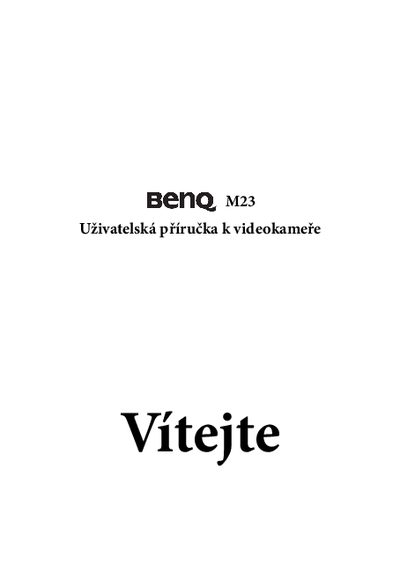 BenQ M23 Video Camera User Manual
