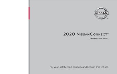 Nissan NissanConnect 2020 Owner’s Manual