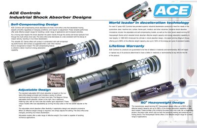 ACE Controls Industrial Shock Absorbers Product Catalog - cover page