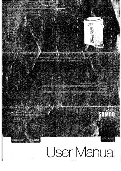 Sampo KP-CA50M User Manual - cover page
