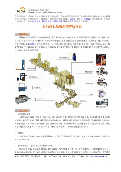 Ausense Automatic Strapping Packaging System Solution - cover page