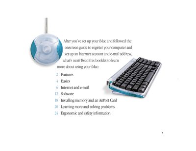 Apple iMac G3 User Guide - cover page