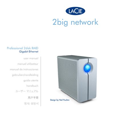LaCie 2big Network User Manual