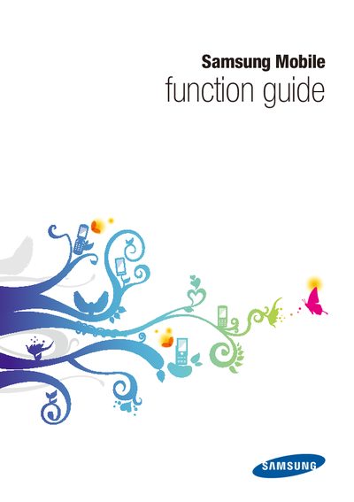 Samsung Mobile Function Guide - cover page