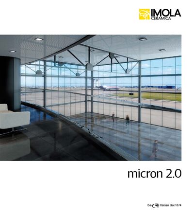 Micron 2.0 Floor and Wall Tiles Product Leaflet - cover page