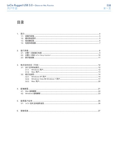 LaCie Rugged USB 3.0 User Manual