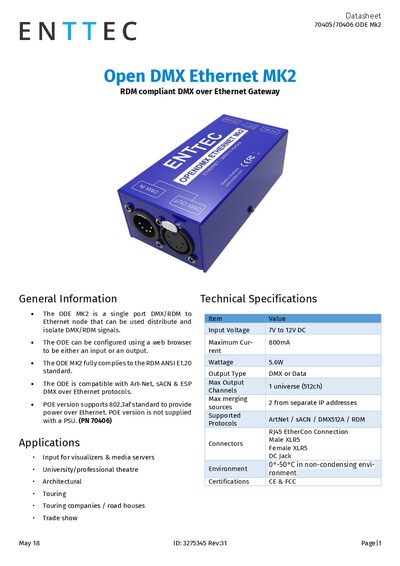 Enttec Manuals - Manual Library