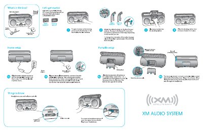 Belkin XM Audio System User Manual - cover page