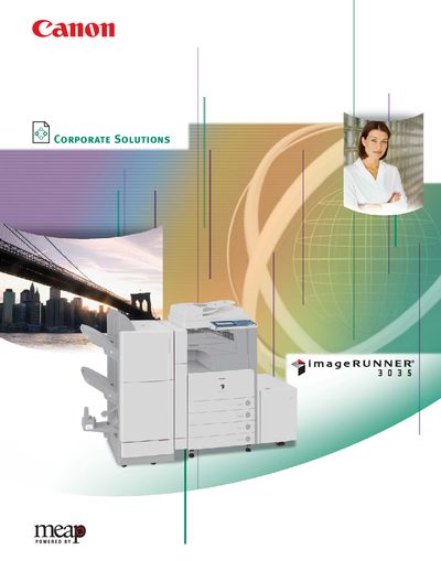 Canon imageRUNNER 3035 User Manual - cover page