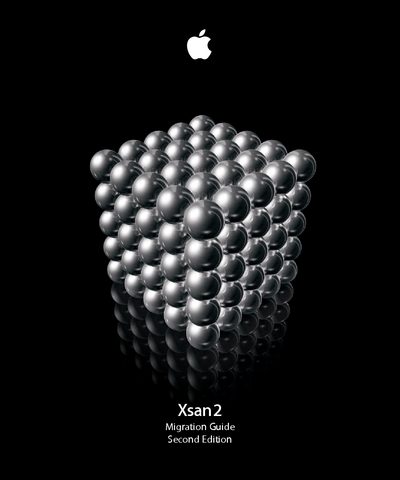 Apple Xsan 2 Migration Guide - cover page