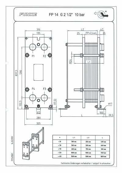 FUNKE FP14 technology data(1) - cover page