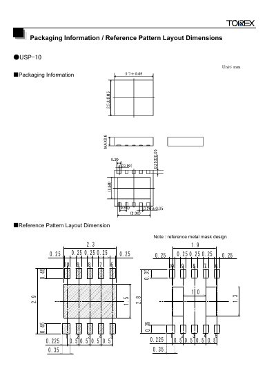 TOREX USP-10 Manual