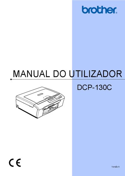 Brother DCP-130C User Manual - cover page