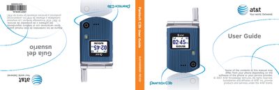 Pantech C3b User Manual - cover page