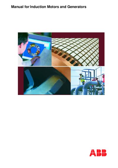 ABB Induction Motors and Generators Safety Instructions Manual - cover page